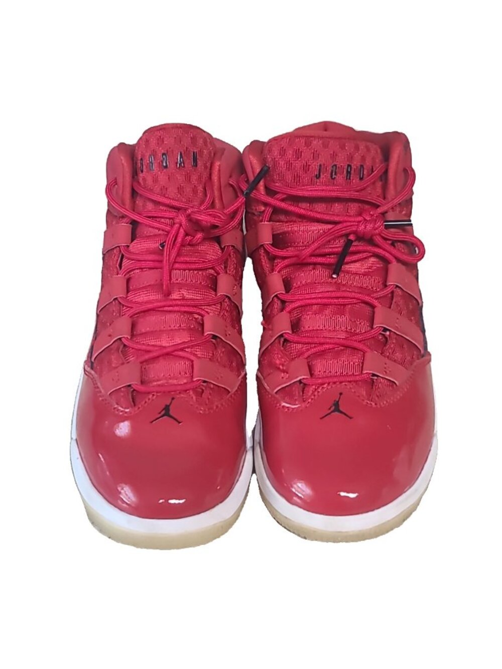 Jordan Max Aura "Gym Red" Sneakers Size 3 Youth GUC - Picture 3 of 9
